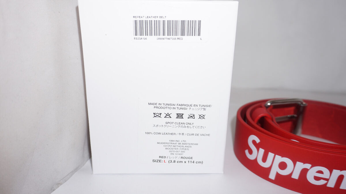 Supreme New Rare Logo Red Belt Size Large | eBay Supreme New Rare Logo Red Belt Size Large | eBay