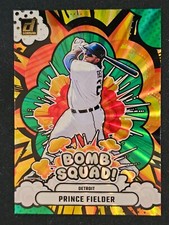 2025 Donruss Baseball Prince Fielder Bomb Squad GREEN LASER Detroit Tigers #4