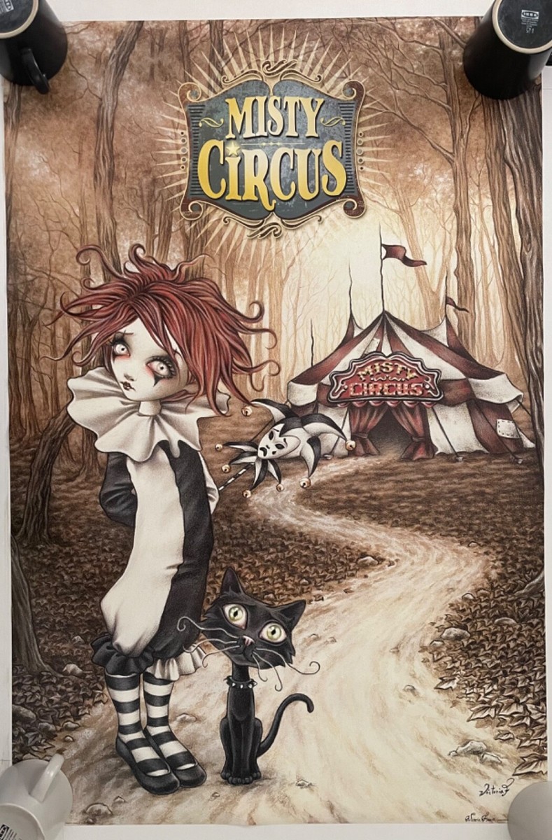 ビクトリアフランシス　ポスター　木製パネル加工 VICTORIA FRANCES,MISTY CIRCUS,AUTHENTIC 2009 POSTER | eBay