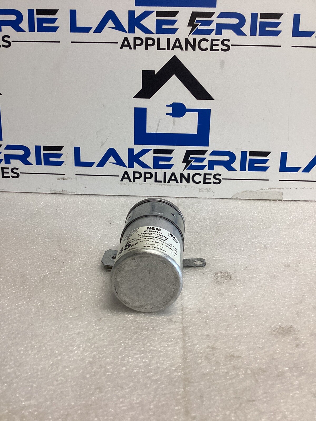OEM AMANA WASHER START RUN CAPACITOR W10866238 E-169