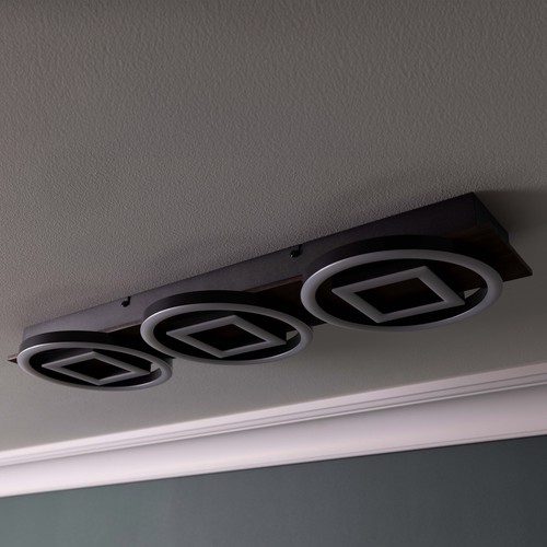 Lámpara de techo LED brillante Maureen Lámpara de techo LED, 67x20 cm, 3500 lm, 3000 K, - Imagen 8 de 12