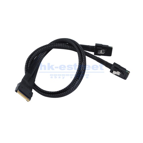 SLIM SAS SFF-8654 8I to 2 Ports MINI SAS 8087 server connection Cable 50CM - 第 10/18 張圖片