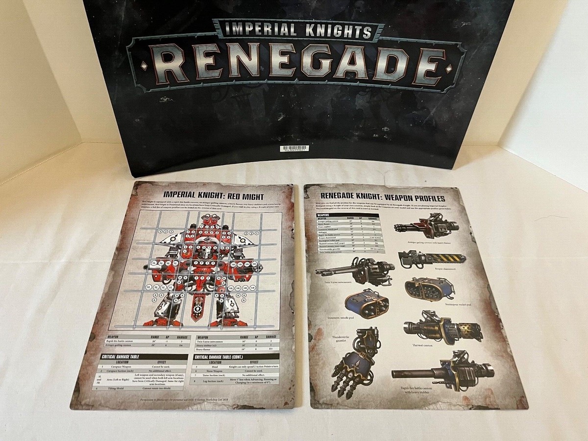 Citadel Imperial Knights Renegade Warhammer 40,000 Games