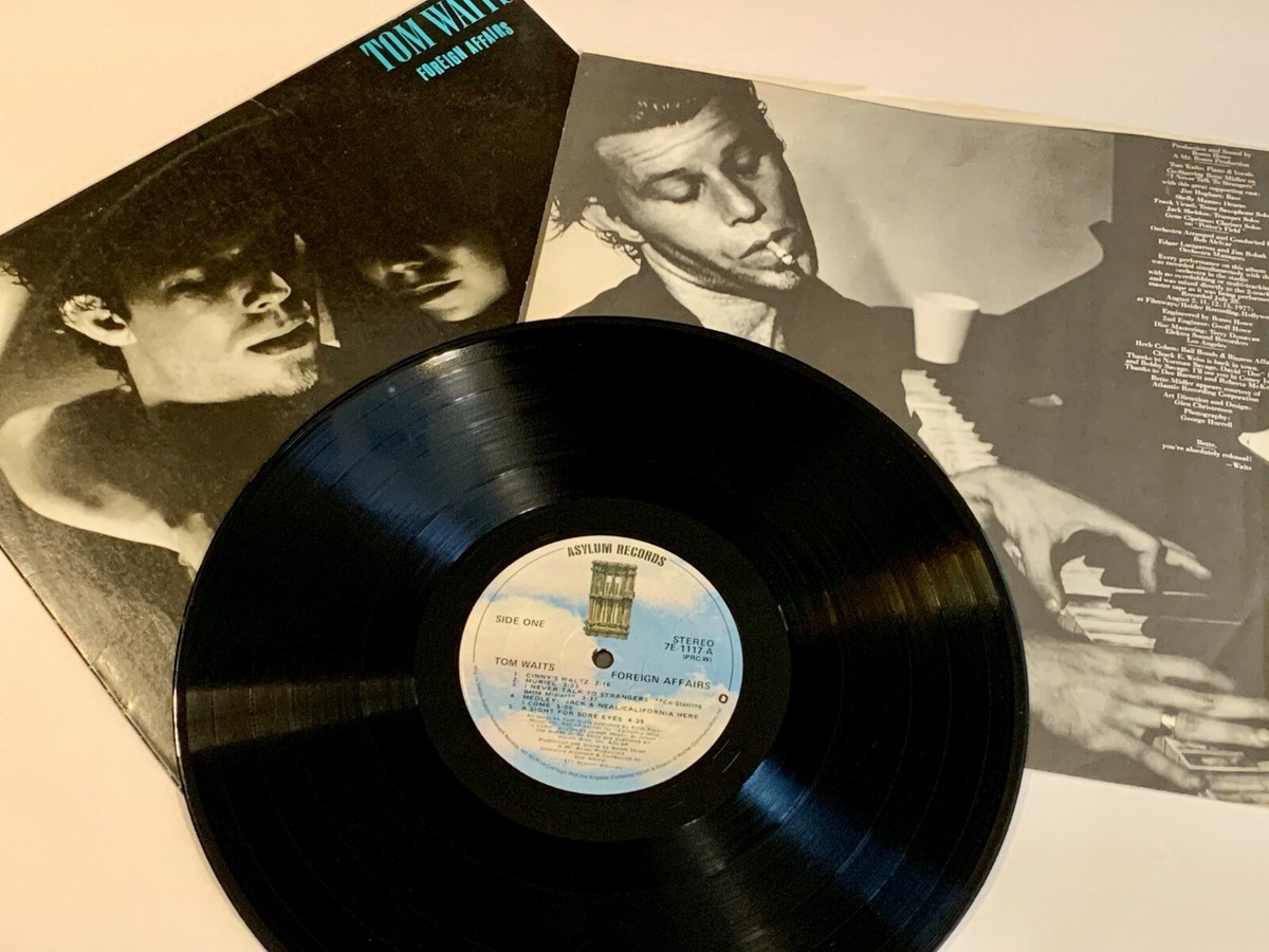 Original Tom Waits Foreign Affairs LP Album 1977 Asylum 7E