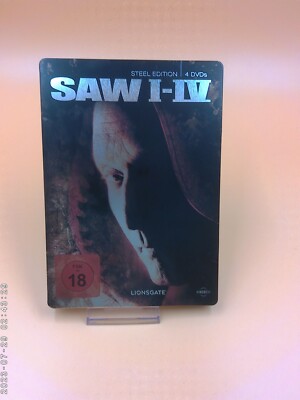 SAW I-IV(Saw 1-4), Steel edition, 4 DVDs