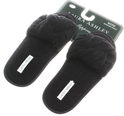 laura ashley slippers with memory foam