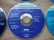 8 Dell Cds Discs For Applications-Drivers & Utilities-Monitors-Operating System