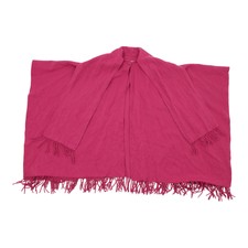 In Linea Womens Pink Cape | Vintage High End Poncho Boho Designer Vtg