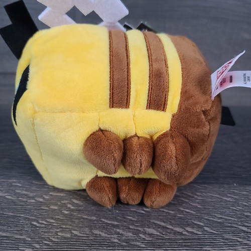 Peluche/peluche oficial Minecraft Bee Abeille 6" de Mattel Mojang nuevo con etiquetas - Imagen 8 de 11
