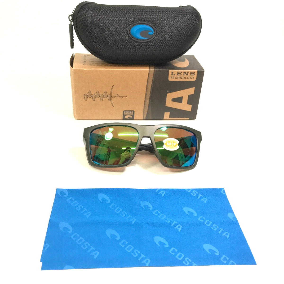 Costa Sunglasses Lido 06S9104 910411 Gray Square Frames with  display picture 1