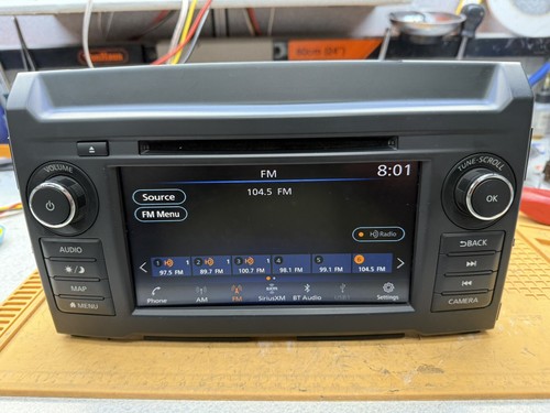 2018 - 2019 Nissan Titan OEM Navigation AM FM Radio CD Player Receiver - Picture 5 of 18