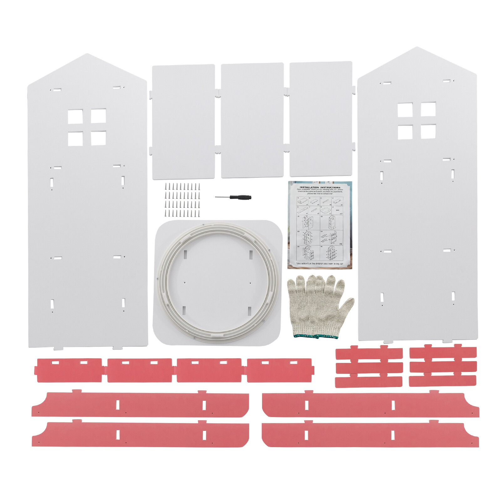360° 4-Tier Rotating Bookshelf Freestanding Display Rack/ Bookcase Storage Shelf