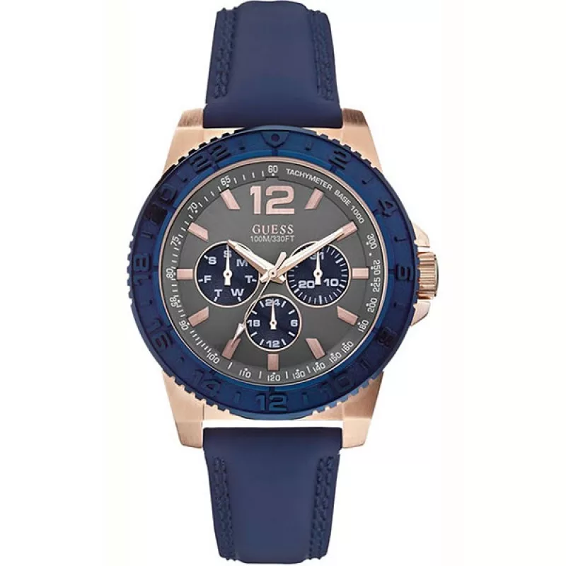 Reloj guess outlet genuine leather precio