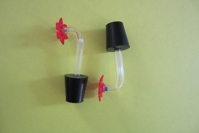 Rst Hummingbird Feeder Tubes Stoppers With Flower Set Of 10 Pet