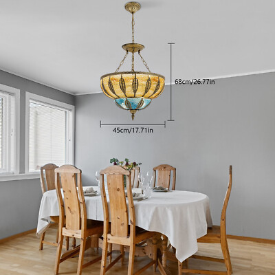 E27 Antique Bohemia Chandelier Retro Pendant Light Fixture Exotic Ceiling Lamp