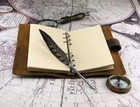 Refillable Leather Notebook A6 A5 Vintage Daily Writing Journal 6 Ring Planner