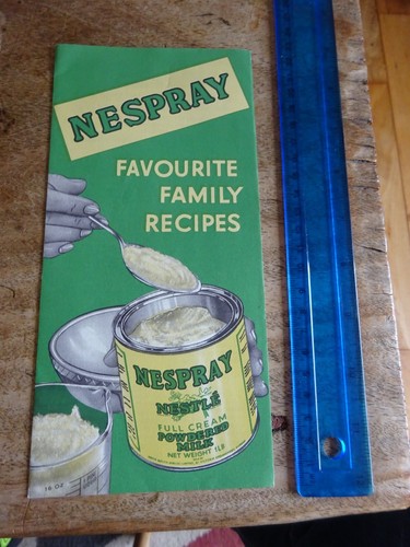 NESTLE NESPRAY VOLLCREME PULVERMILCH BEIPACKZETTEL - DURBAN SÜDAFRIKA - REZEPTE - Bild 2 von 6