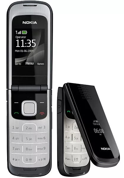 Nokia 2720 fold Flip Big Bottom Cell Phone Original 2G GSM 900