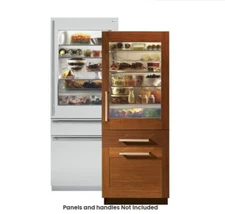 Monogram ZIK30GNHII 30" Built-In Bottom Freezer Refrigerator in Panel Ready