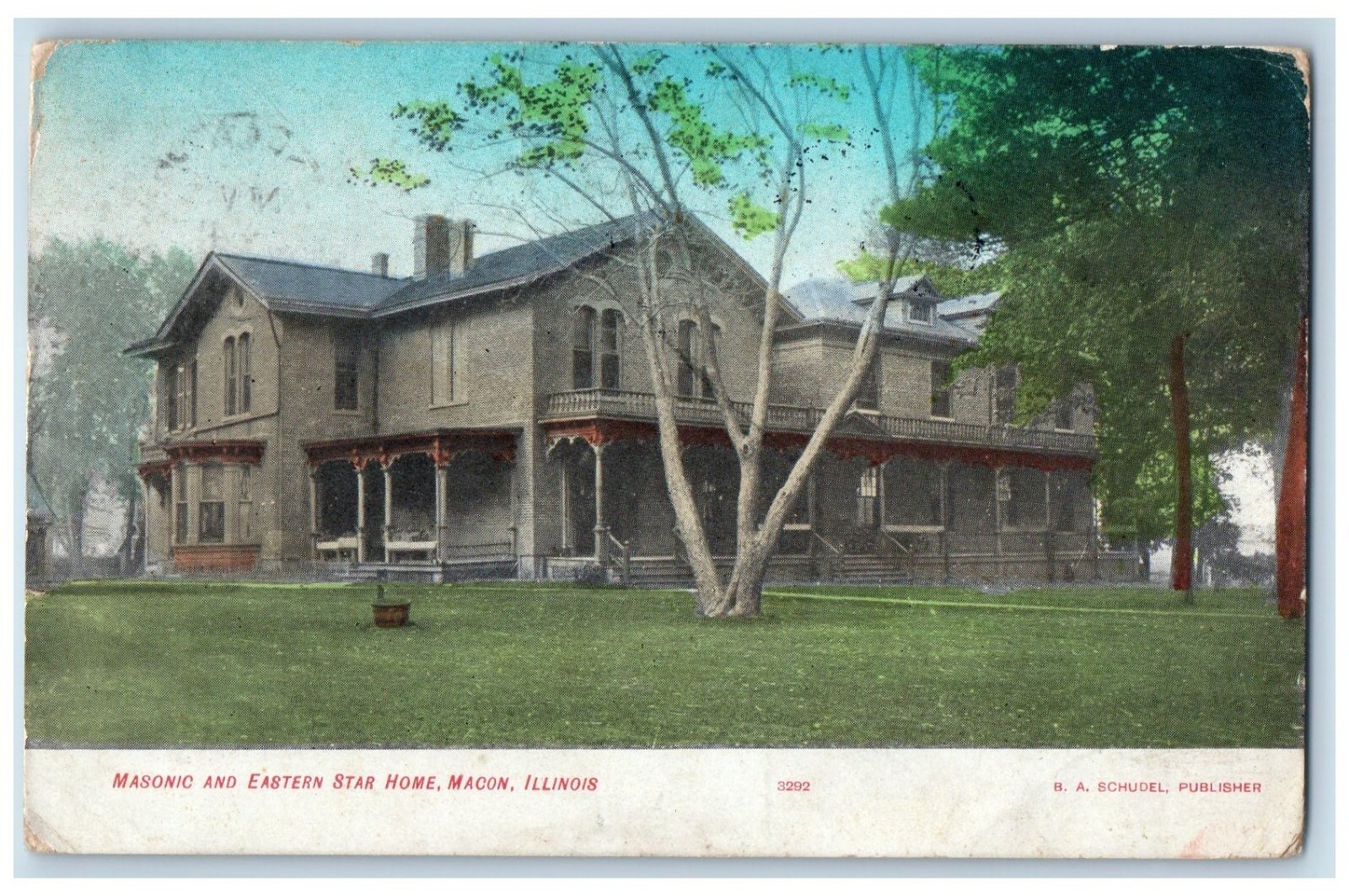 1910 Masonic and Eastern Star Home Macon Illinois IL Posted Postcard eBay