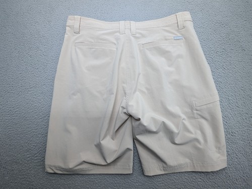Columbia Shorts Mens 38W 10" Beige Omni-Shade UPF Poly Hiking - Picture 12 of 13