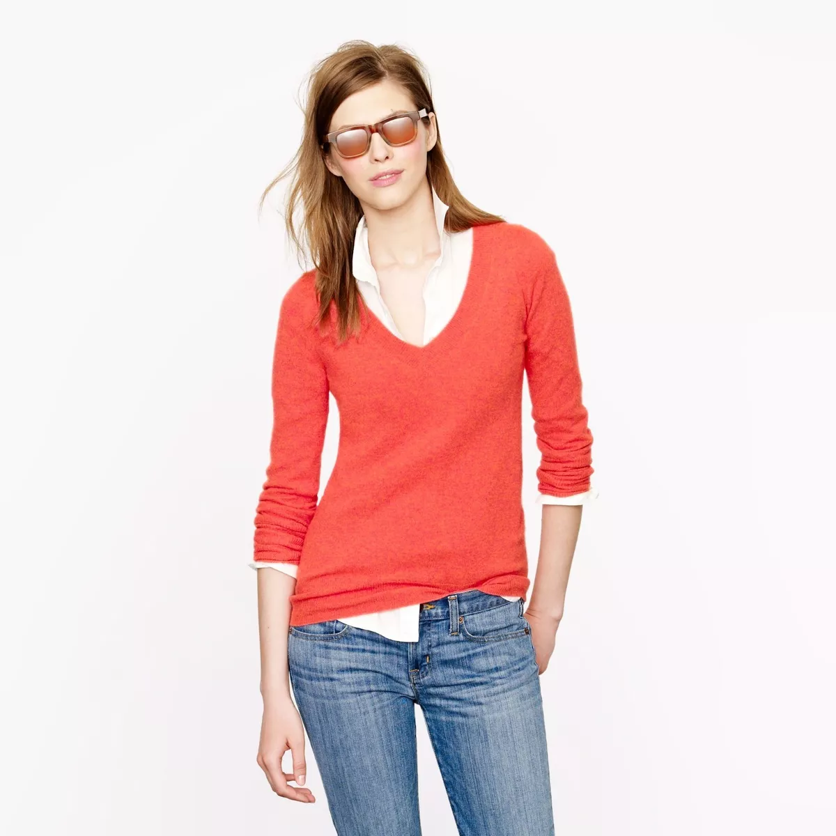 Peach 2025 cashmere sweater
