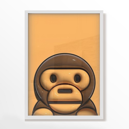 BAPE ORANGE SLICK, HYPEBEAST – Rapper Poster No Frame | eBay