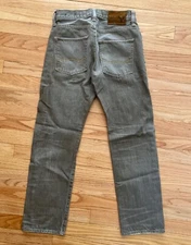 American Eagle Jeans Pants 26x28 Straight Slim Fit Mens Button Denim Limited Ed