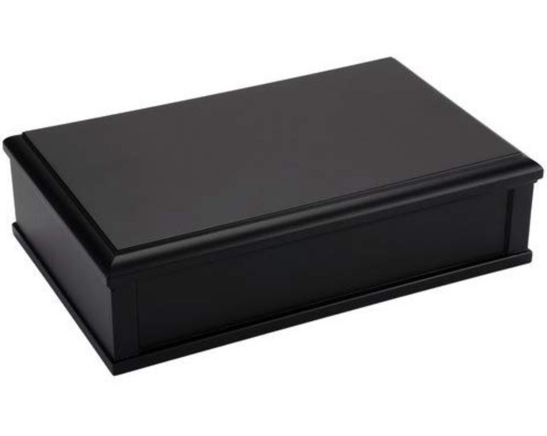 Bigelow Novus Wooden Variety Tea Chest Sampler in Mahogany