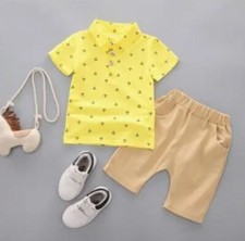 Children's Polo Shirt  Pants Set - Perfect for Any Occasion