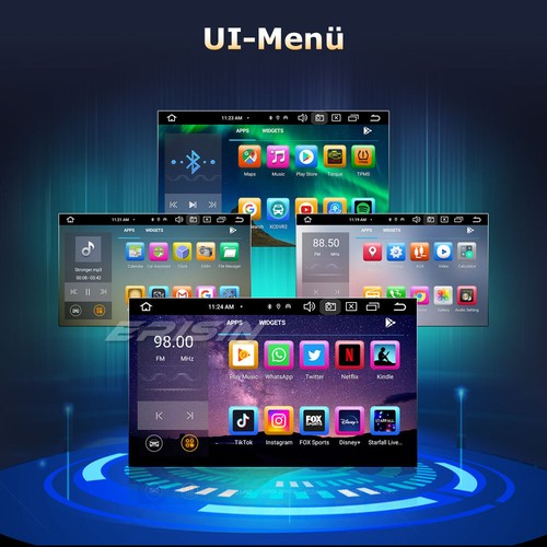 Android 13 CarPlay DAB+ Autoradio 8-Kern 4+64GB Navi SWC DSP Fiat 500X 2014-2020 - Bild 14 von 19