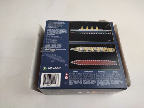RARE TITANIC MODEL Vintage Mini 3D Puzzle 56 Pieces WREBBIT Canada 1998 - Picture 3 of 6