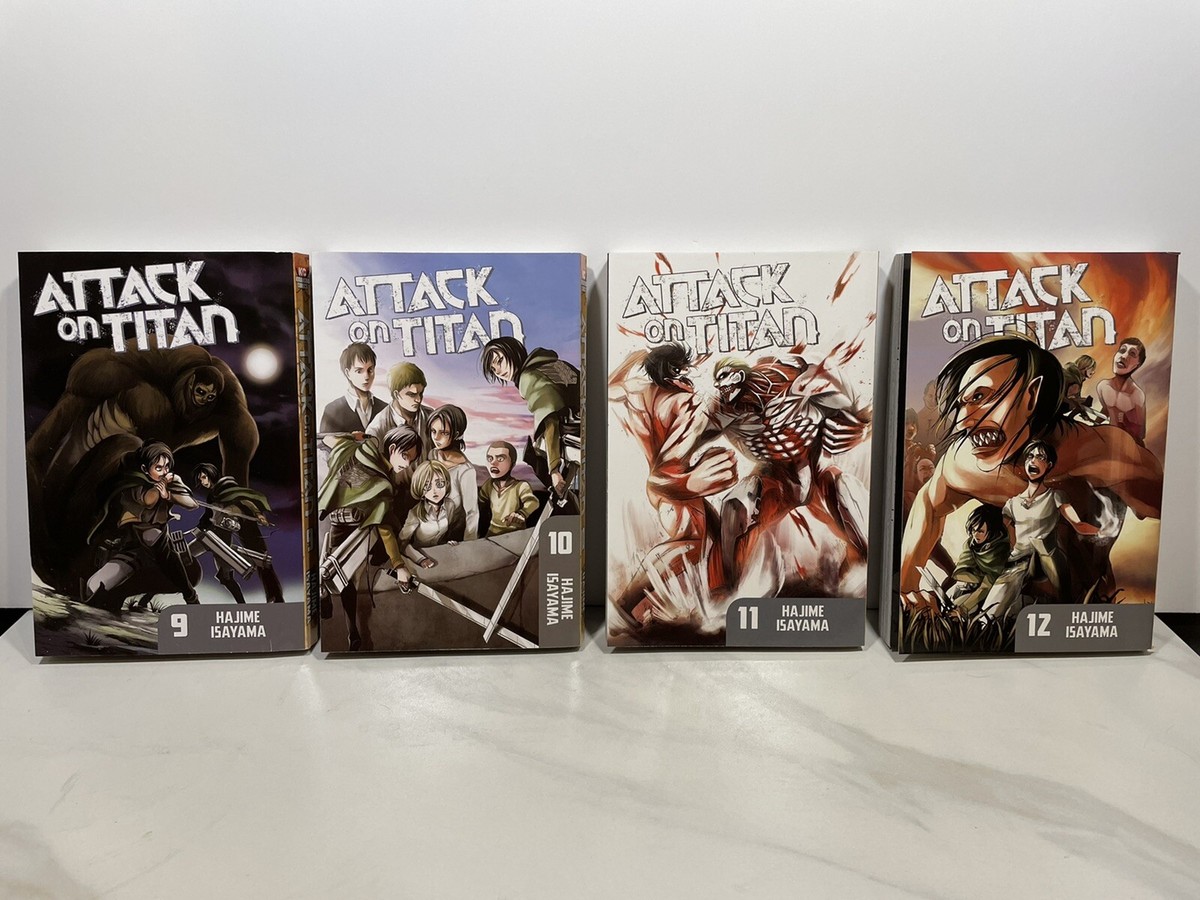 Attack On Titan Manga Vol 1-34 Complete Set English * Bonus