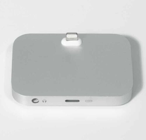 Original Apple iPhone Lightning Dock A1605 Charging Base Silver--Great Projects - Picture 2 of 7