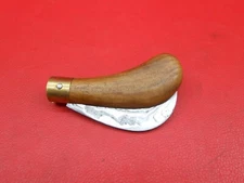 Custom Handmade Pattern Damascus Pruning Knife Teak Wood Handle A130