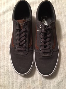 vans gray and brown