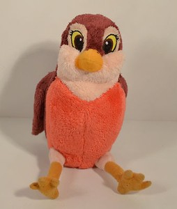 stuffed robin bird