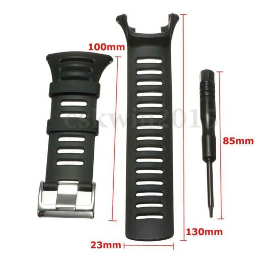 OEM Black Rubber Watch Band Silicone Strap For SUUNTO Ambit3 PEAK/Ambit 2/1 Soft - Picture 3 of 5