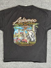 Mens Harley Davidson Motorcycle St Augustine FL Adamec V-Twin Oil Tshirt Large