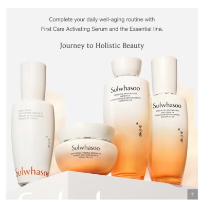 Sulwhasoo Essential Revitalizing Firming Skin care Set | eBay