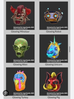 Glowing Pig Minotaur Turkey Alien Robot And Unicorn Xbox