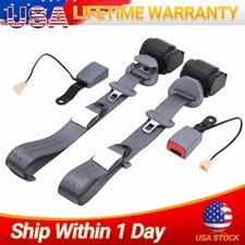 For Fxd  Car Cars 3 Point Harness Replace Belt Seat Belt Lap Strap + Sensor US