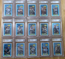 1970 Rold Gold Pretzels All-Time Baseball Greats Rare(15)Babe Ruth Ty Cobb 8.5 G