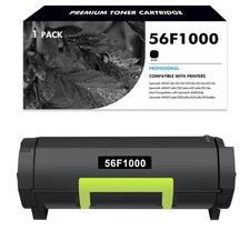 56F1000 Toner Cartridge Compatible for Lexmark 56F1000 Toner Cartridge for MS321
