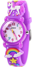 Girls Watch - 3D Cartoon Waterproof Toddler Watch, Gifts for Girls Age 2-8 Toys