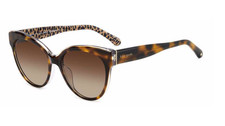 Kate Spade Aubriella/G/S 2VMLA Havana Patterned Brown Shaded Women's Sunglasses