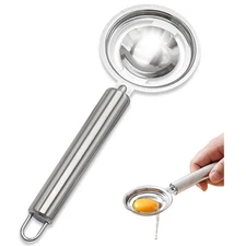 Stainless Steel Egg Separator Egg Yolk White Separation Tool for Kitchen