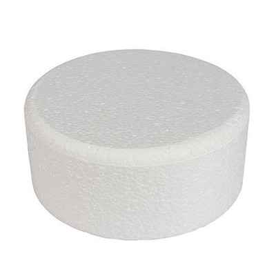 Styropor Kuchen Attrappe abgeschrägt rund 8'' x5'' hoch gefälschter Schaum Modell Sugarcraft