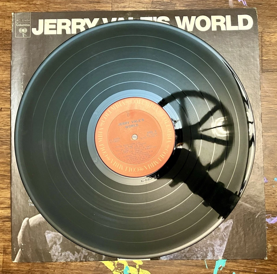 Jerry Vale – Jerry Vale's World - Vinyl LP - Columbia (KC 32454) EX! 1974 - Image 3 of 3