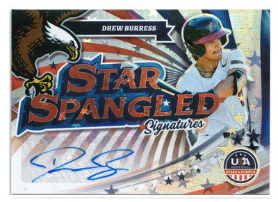 2025 Stars & Stripes Star Spangled Signatures RC AUTO Drew Burress Autograph /50